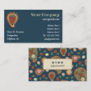 Recherche de paisley floral cartes visite Mode