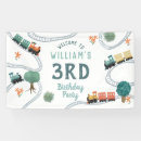 Search for train birthday banners Modern