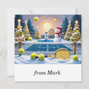 Search for tennis holiday cards Festive