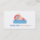 Recherche de professeur de natation cartes visite Eau