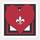 Search for red fleur de lis stickers Louisiana