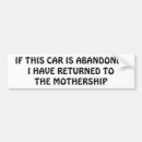 Search for funny alien bumper stickers Ufo