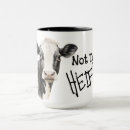 Search for black and white cow mugs Funny