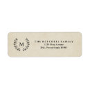 Search for laurel return address labels Vintage