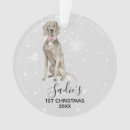 Search for weimaraner ornaments Pet