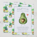 Search for avocado baby shower invitations Kawaii