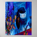 Recherche de chat abstrait posters Imaginaire