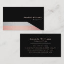 Search for rose gold foil business cards Simple