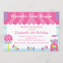 Search for candy shoppe invitations Party