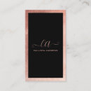 Search for black and rose gold business cards Customer