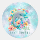 Search for cute dolphin stickers Watercolor