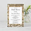 Search for bokeh bridal shower invitations Glam