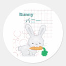 Search for round bunny stickers Adorable
