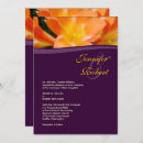 Search for purple shower wedding invitations Bride and groom