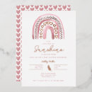 Recherche de boho rainbow baby shower invitations Rose