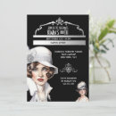 Recherche de femmes des années 1920 invitations Grande porte
