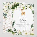 Search for baby deer birthday invitations Floral