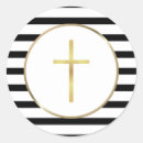 Search for black and white cross stickers Simple