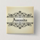 Recherche de typographie vintage badges Floral