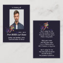 Search for memorial business cards Christian