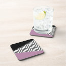 Recherche de zigzag gris dessous de verres Motif géométrique