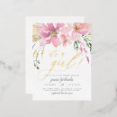 Recherche de pink gold baby shower invitations Fleurs
