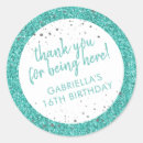 Search for teal thank you stickers Turquoise