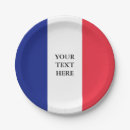 Search for country french paper plates Flag