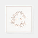 Search for terracotta napkins Calligraphy