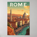 Search for rome vintage travel posters Illustration
