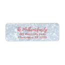 Search for joyful return address labels Red