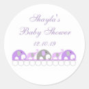 Search for purple grey baby shower stickers Mother to be