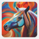 Search for horse head stickers Colourful