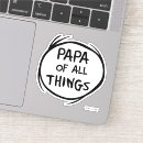 Search for 1 dad stickers Papa