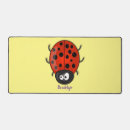 Recherche de coccinelles mignonnes tapis souris Illustration