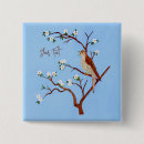 Search for cherry blossoms buttons Birds