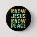 Search for know peace buttons Jesus