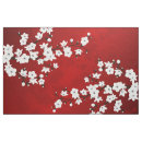 Search for japanese flower fabric Red