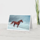 Search for equine christmas cards Red