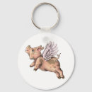 Search for pig with wings keychains Cute