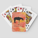 Search for black horse playing cards Watercolor