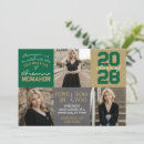 Search for green and gold graduation invitations Picture