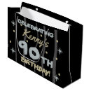Search for 90th birthday gift bags Black