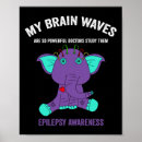 Search for epilepsy purple ribbon posters Chronic illness