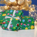 Search for sesame street christmas wrapping paper Pattern