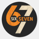 Recherche de numéro six autocollants Nourriture