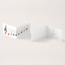 Recherche de note musicale cartes visite Teacher