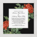 Recherche de red rose mariage invitations Couple