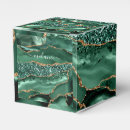 Search for emerald wedding favour boxes Marble