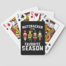 Search for nutcracker playing cards Santa